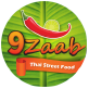 9 Zaab Thai Street Food Logo